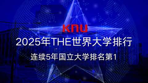 庆北大学在“2025 THE世界大学排名”中连续五年蝉联国立大学第一