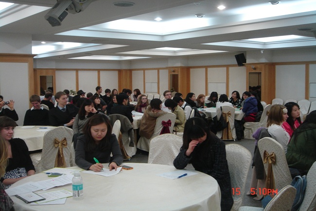 Farewell ceremony for Fall 2011 exchange students 形象.